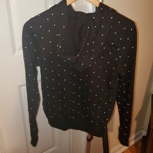 H&M Tops - H&M Divided Polka Dot Zip up Hoodie Size XS NEW H&M Tops - H&M Divided Polka Dot Zip up Hoodie Size XS NEW